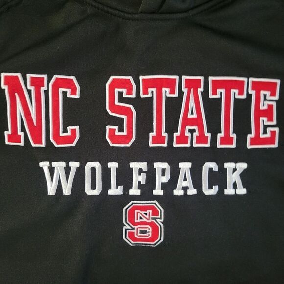 Stadium Athletics Men's Black NC State Wolfpack Pullover Hooded Sweatshirt - Picture 12 of 15